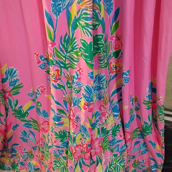 Lilly Pulitzer Verona Flutter Sleeve Maxi - Size 10 - Picture 2 of 8